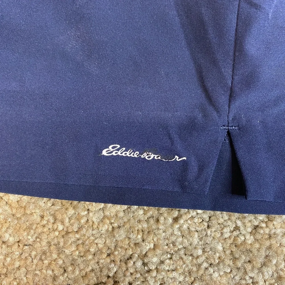 Eddie Bauer Soho Athletic Skort Womens Medium Navy Blue Stretch Built In Brief
